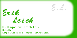 erik leich business card